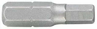 Вставка (бита) торцевая 1/4", Hex, 4 мм, L = 25 мм KING TONY 102504H
