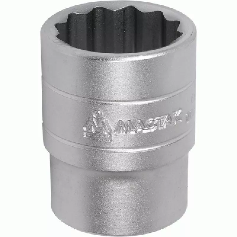 Головка торцевая стандартная двенадцатигранная 1/2", 19 мм МАСТАК 000-42019