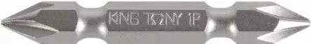 Вставка (бита) торцевая 1/4", Phillips, PH1, L = 100 мм, двусторонняя KING TONY 151001P