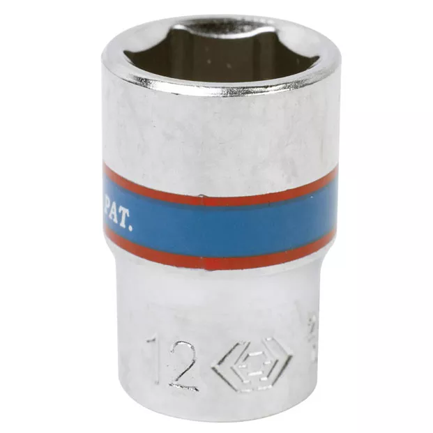 Головка торцевая стандартная шестигранная 1/4", 12 мм KING TONY 233512M