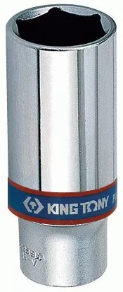 Головка торцевая глубокая шестигранная 3/8", 19 мм KING TONY 323519M