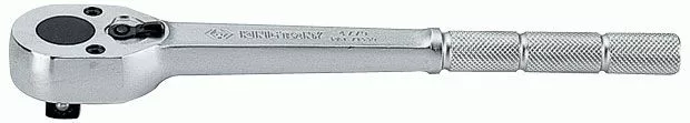 Трещотка 1/2", 250 мм, 32 зубца, флажковая, фиксатор, удлиняемая KING TONY 4779-10BR