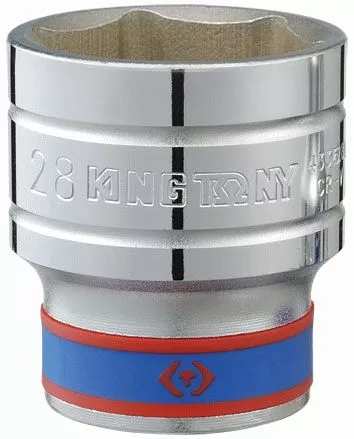 Головка торцевая стандартная шестигранная 1/2", 19 мм KING TONY 433519M