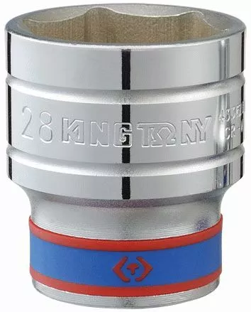 Головка торцевая стандартная шестигранная 1/2", 11 мм KING TONY 433511M