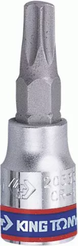 Насадка (бита) торцевая 1/4", Torx T10, L = 37 мм KING TONY 203310