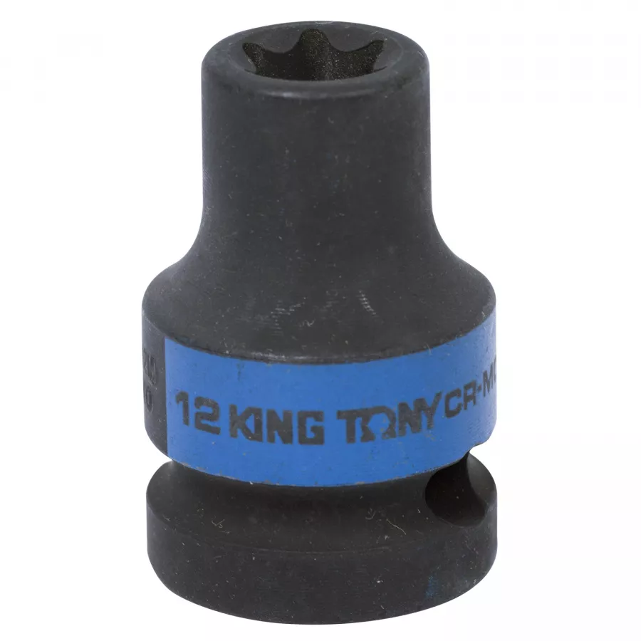 Головка торцевая ударная TORX Е-стандарт 1/2", E12, L = 38 мм KING TONY 457512M