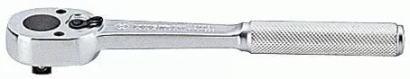 Трещотка 3/8", 200 мм, 32 зубца, флажковая, фиксатор KING TONY 3779-08F