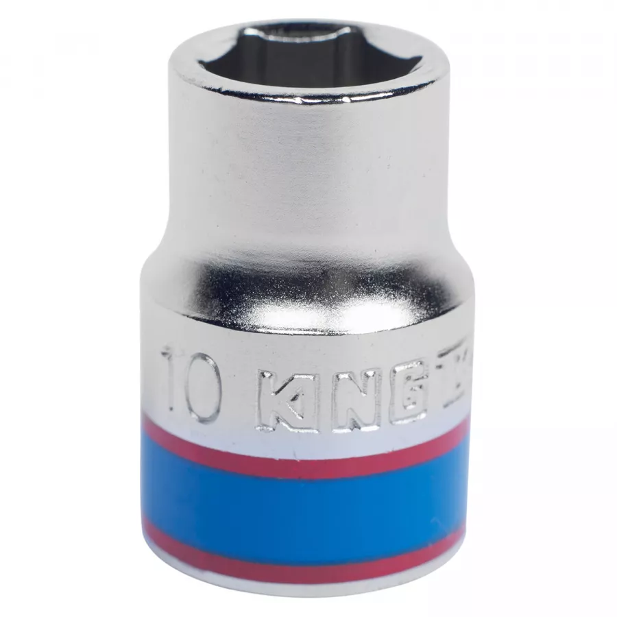 Головка торцевая стандартная шестигранная 3/8", 10 мм KING TONY 333510M