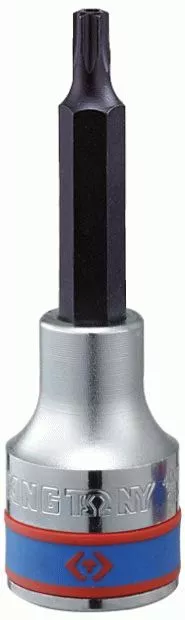 Насадка (бита) торцевая 1/2", Torx, T30, L = 80 мм, с отверстием KING TONY 403730