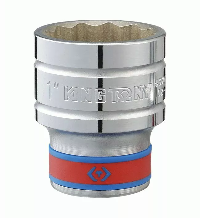 Головка торцевая стандартная двенадцатигранная 1/2", 3/8", дюймовая KING TONY 433012S