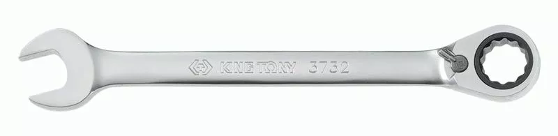 Ключ трещоточный комбинированный с флажковым переключением 15 мм KING TONY 373215M