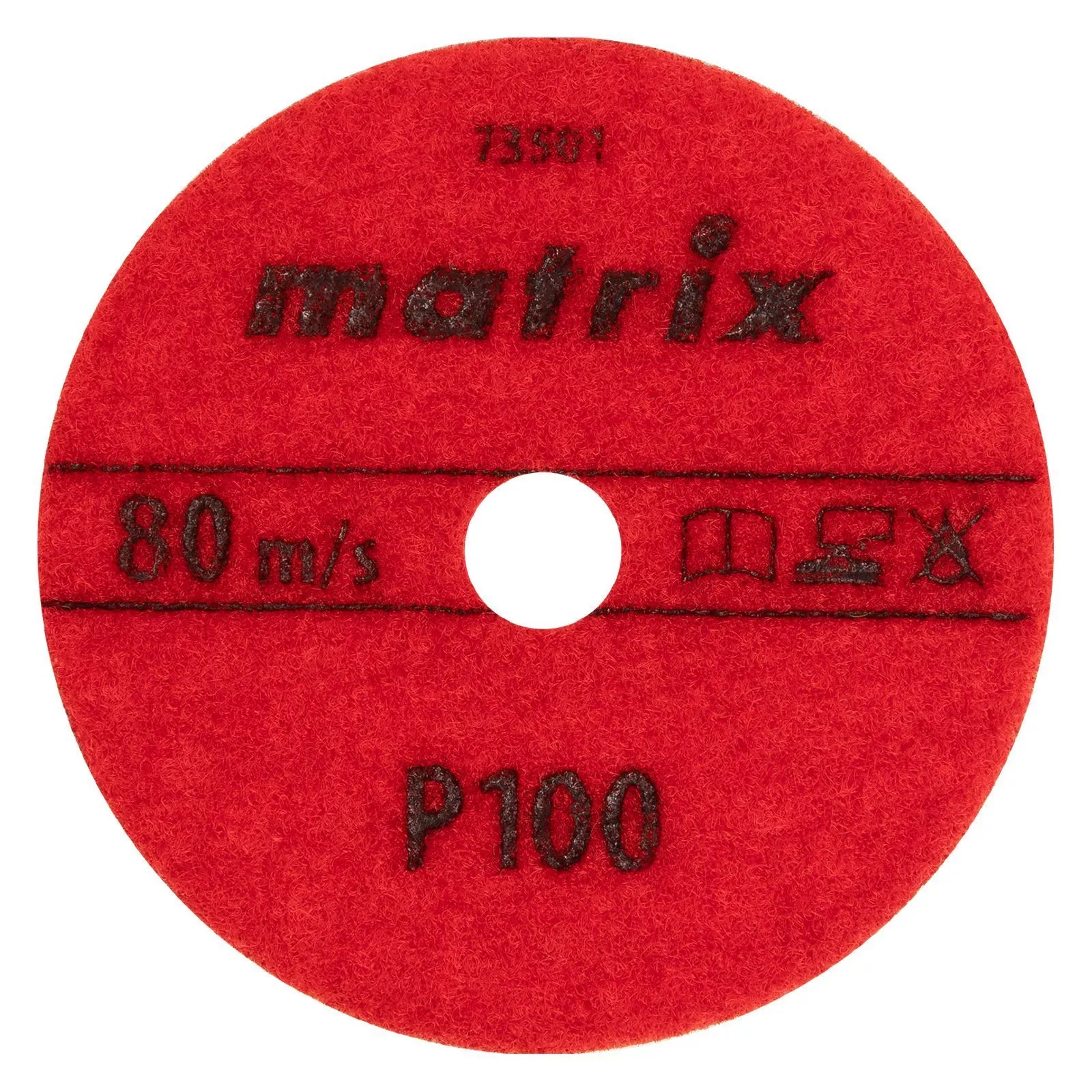 Алмазный гибкий шлифовальный круг, 100 мм, P100, сухое шлифование, 5 шт. Matrix