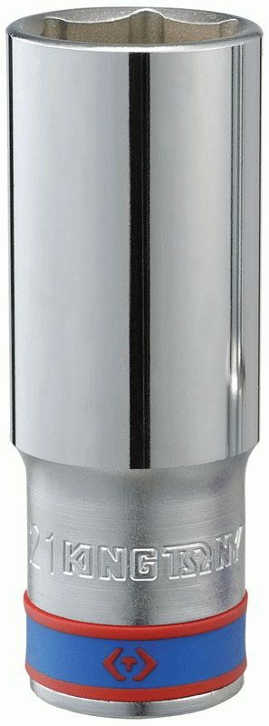 Головка торцевая глубокая шестигранная 1/2", 24 мм KING TONY 423524M