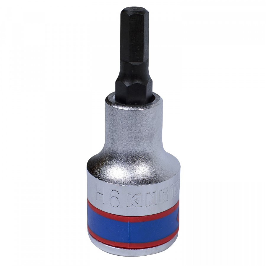 Насадка (бита) торцевая 1/2", Hex, 6 мм, L = 60 мм KING TONY 402506