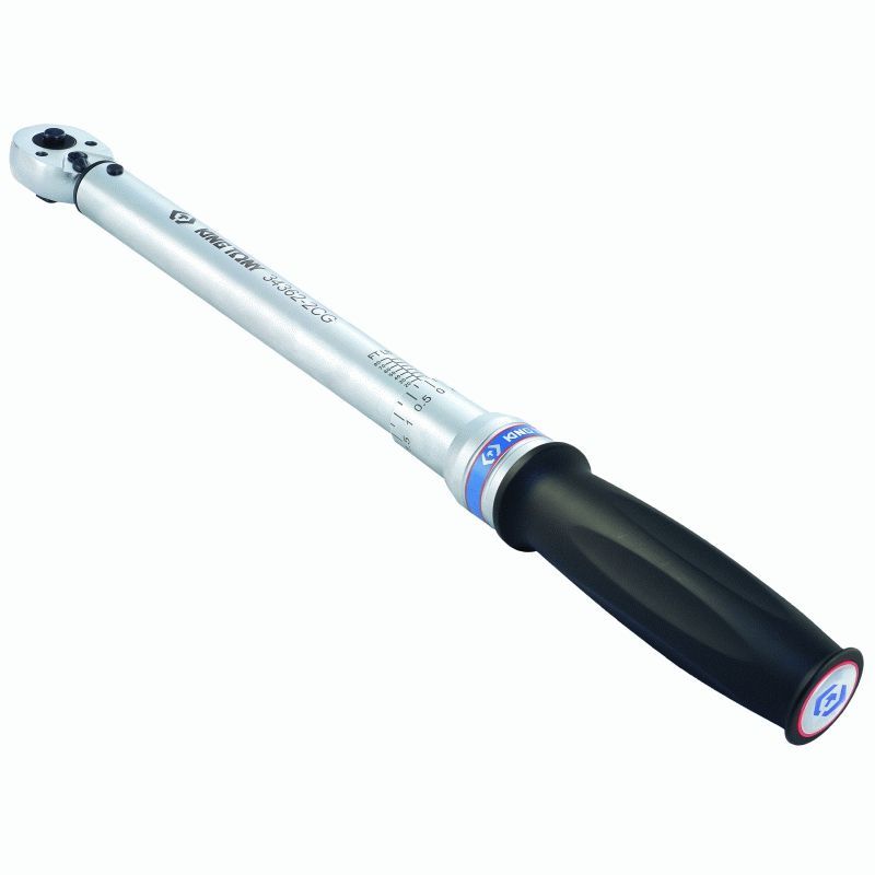 Динамометрический ключ серии "EXACT", 1/2", 80-400 Нм, для левой и правой резьбы, футляр KING TONY 34462-4DG