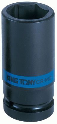 Головка торцевая ударная глубокая шестигранная 1", 48 мм KING TONY 843548M