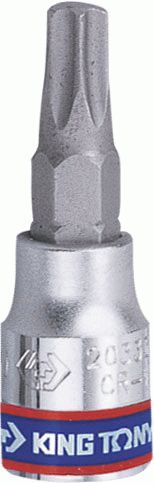 Насадка (бита) торцевая 1/4", Torx T40, L = 37 мм KING TONY 203340