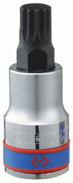 Насадка (бита) торцевая 1/2", Spline, M10, L = 60 мм KING TONY 402610