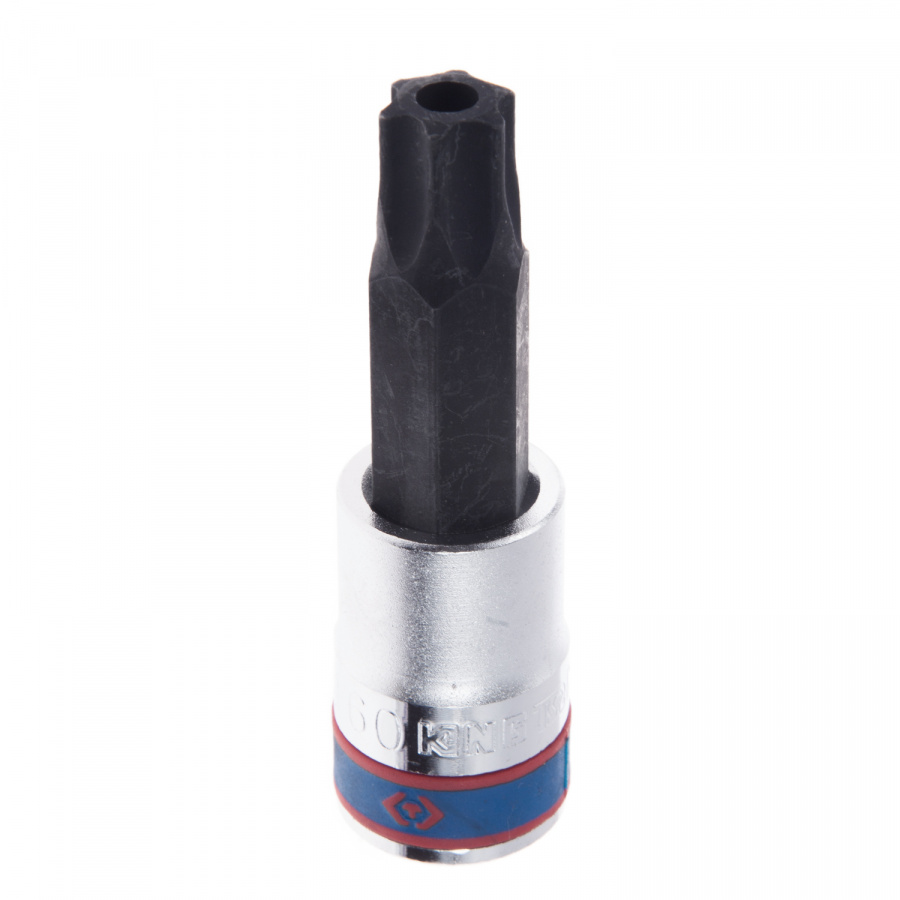 Насадка (бита) торцевая 1/2", Torx, T60, L = 80 мм, с отверстием KING TONY 403760