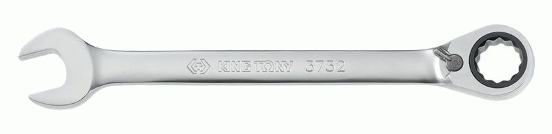 Ключ трещоточный комбинированный с флажковым переключением 16 мм KING TONY 373216M
