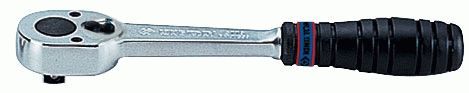 Трещотка 1/4", 134 мм, 24 зубца, флажковая, фиксатор KING TONY 2779-55G