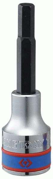 Насадка (бита) торцевая 1/2", Hex, 4 мм, L = 80 мм KING TONY 403504