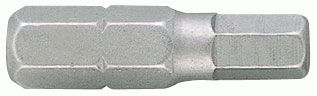 Вставка (бита) торцевая 1/4", Hex, 3 мм, L = 25 мм KING TONY 102503H