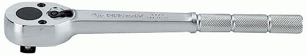 Трещотка 1/2", 250 мм, 32 зубца, флажковая, фиксатор, удлиняемая KING TONY 4779-10BR