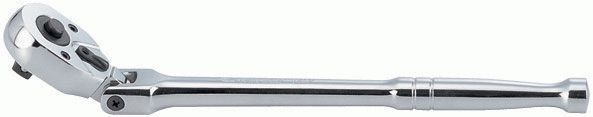 Трещотка 3/8", 280 мм, 32 зубца, флажковая с кнопкой, шарнирная KING TONY 3781-11P