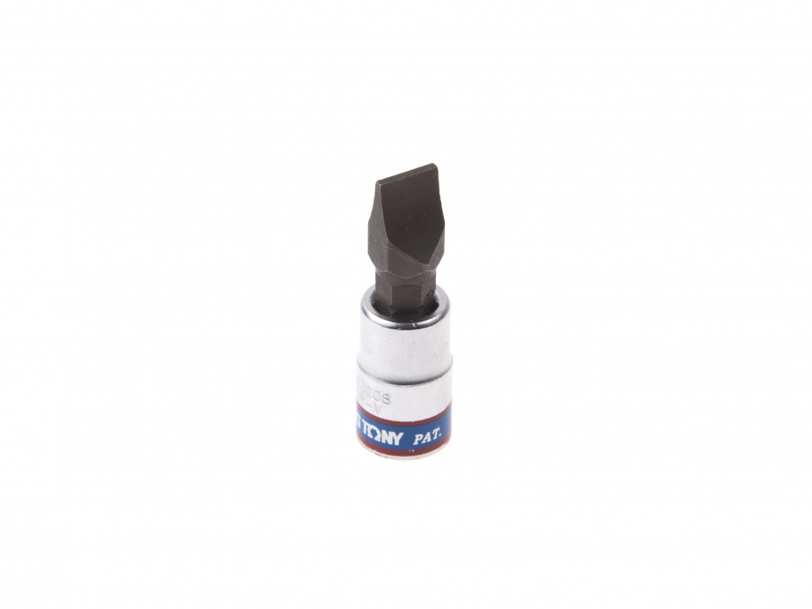 Насадка (бита) торцевая 1/4", Slotted, 8х1,2 мм, L = 37 мм KING TONY 203208