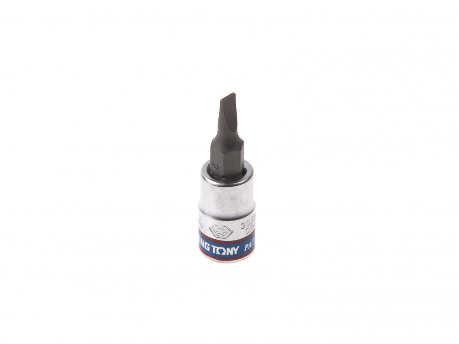Насадка (бита) торцевая 1/4", Slotted, 4х0,8 мм, L = 37 мм  KING TONY 203204