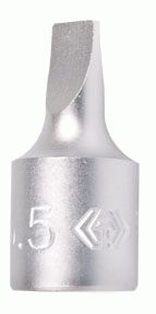 Насадка (бита) торцевая 1/4", Slotted, 8x1,2 мм, L = 25 мм KING TONY 201208X