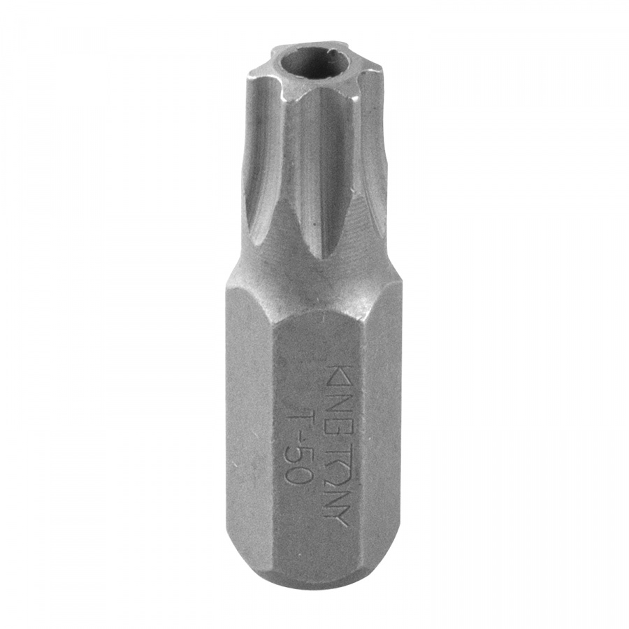 Вставка (бита) торцевая 10 мм, Torx, Т45, L = 36 мм, с отверстием KING TONY 163645U