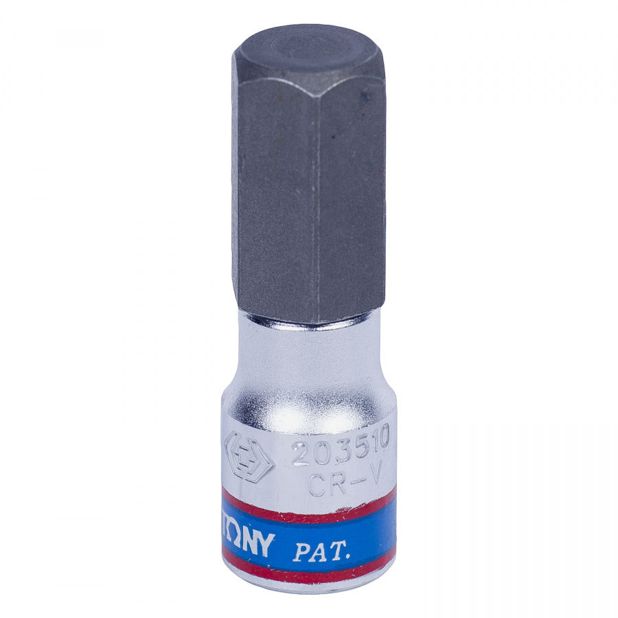 Насадка (бита) торцевая 1/4", Hex, 10 мм, L = 37 мм KING TONY 203510