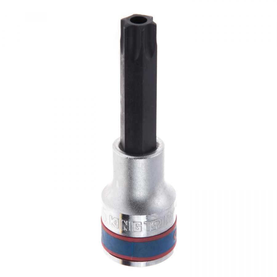 Насадка (бита) торцевая 1/2", Torx, T55, L = 80 мм, с отверстием KING TONY 403755