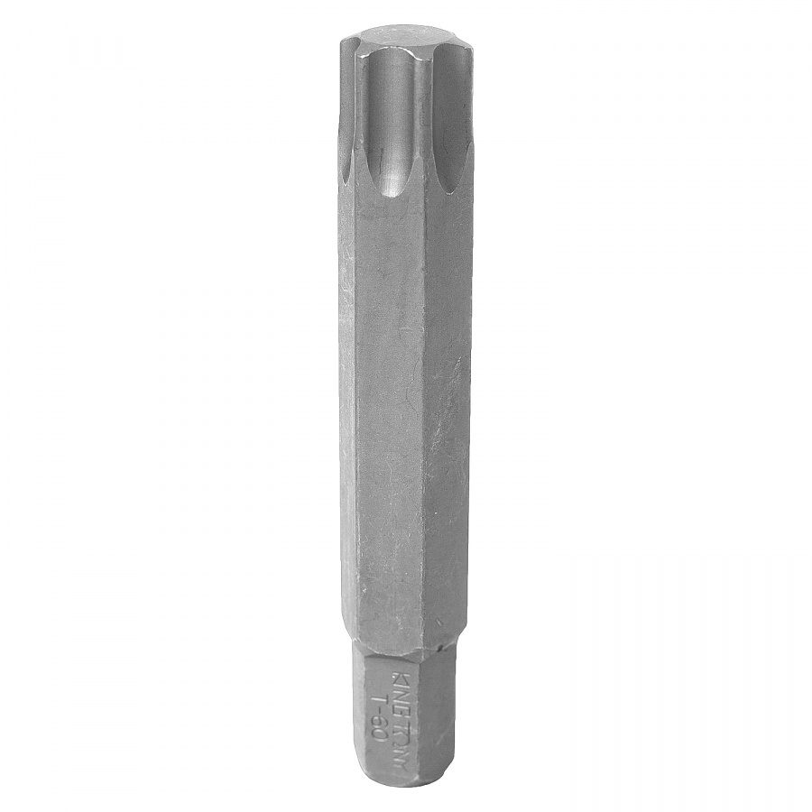 Вставка (бита) торцевая 10 мм, Torx, Т60, L = 80 мм KING TONY 168060T