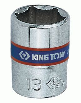 Головка торцевая стандартная шестигранная 1/4", 9 мм KING TONY 233509M