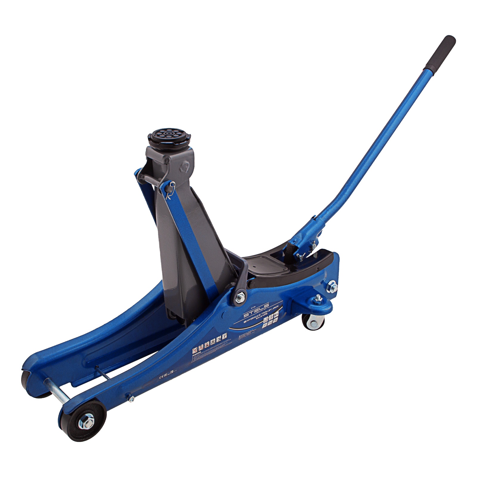Домкрат гидравлический подкатной, 2т Low Profile, 80-380 мм Stels