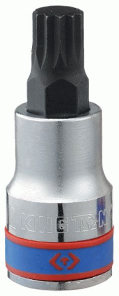 Насадка (бита) торцевая 1/2", Spline, M14, L = 60 мм KING TONY 402614