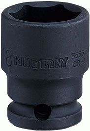 Головка торцевая ударная шестигранная 3/8", 19 мм KING TONY 353519M