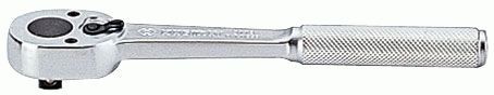 Трещотка 3/8", 200 мм, 32 зубца, флажковая, фиксатор KING TONY 3779-08F