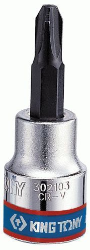 Насадка (бита) торцевая 3/8", Phillips, PH3, L = 50 мм KING TONY 302103
