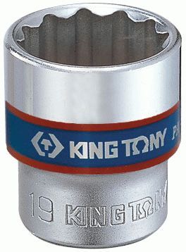Головка торцевая стандартная двенадцатигранная 3/8", 14 мм KING TONY 333014M