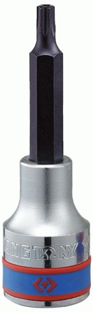 Насадка (бита) торцевая 1/2", Torx, T45, L = 80 мм, с отверстием KING TONY 403745