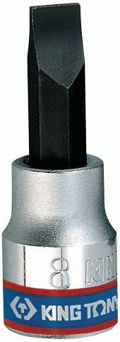 Насадка (бита) торцевая 3/8", Slotted, 5х1 мм, L = 50 мм KING TONY 302205