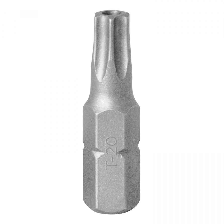 Вставка (бита) торцевая 1/4", Torx, T20, L = 25, с отверстием KING TONY 102520U
