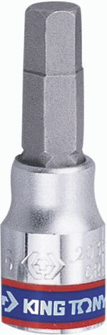 Насадка (бита) торцевая 1/4", Hex, 5 мм, L = 37 мм KING TONY 203505