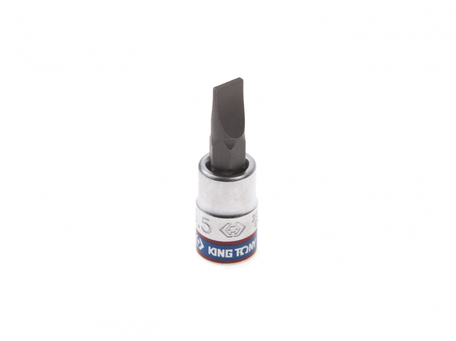 Насадка (бита) торцевая 1/4", Slotted, 6,5х1,2 мм, L = 37 мм  KING TONY 203265