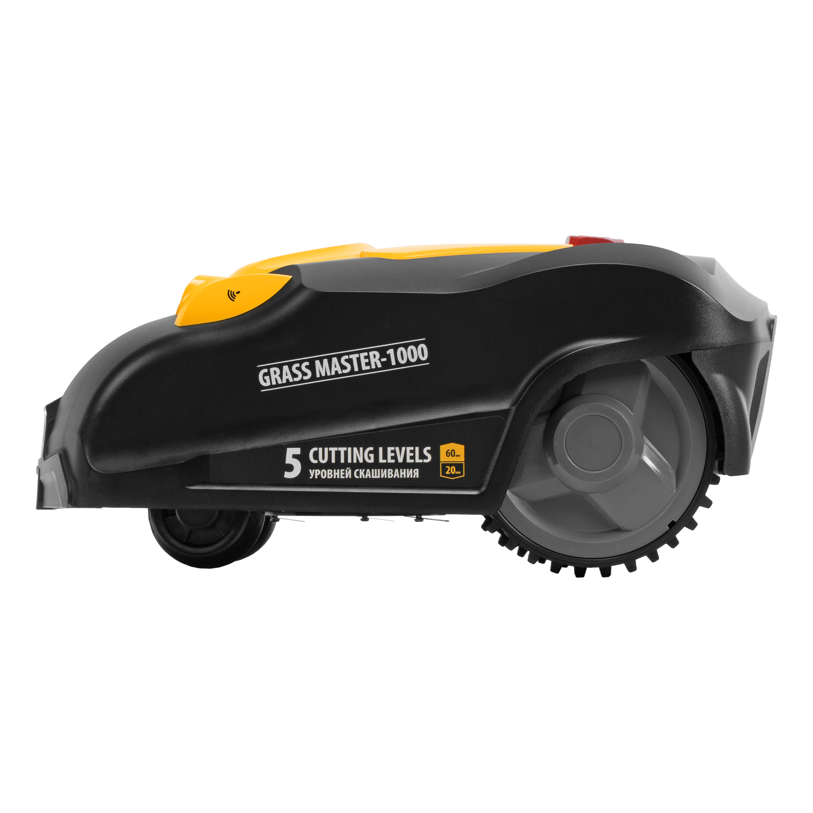 Робот-газонокосилка Grass Master 1000  1000м², 3Ач, 28V, LCD дисплей, Wi-Fi Denzel