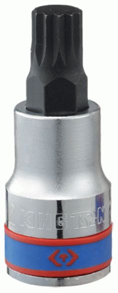 Насадка (бита) торцевая 1/2", Spline, M6, L = 60 мм KING TONY 402606